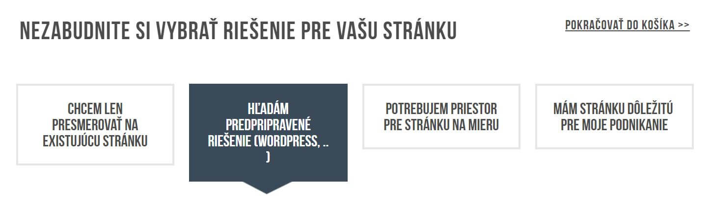 Alegerea găzduirii WordPress – interfață veche