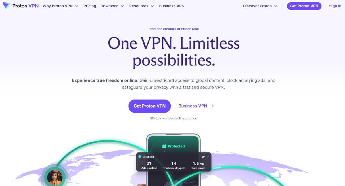 Proton VPN web